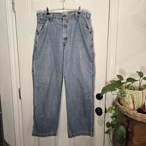 Signature by Levi Strauss Light Blue Men's Relaxed Jeans